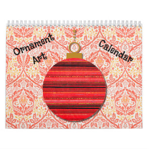 Julåret runt för prydnadsföremål runt kalendern kalender