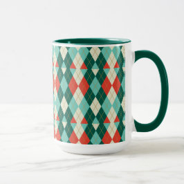 Julargyle - Retro Stil Mugg