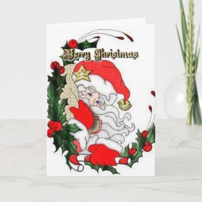 Julartikelkort Helgkort (Framsida)