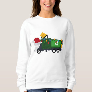 Julåtervinning Sopor Lastbil T Shirt
