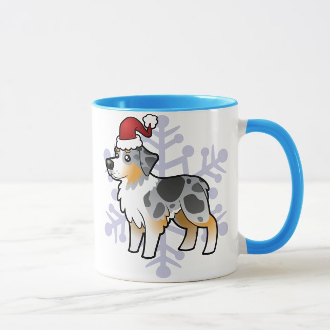 Julaustralian shepherd mugg (Höger)