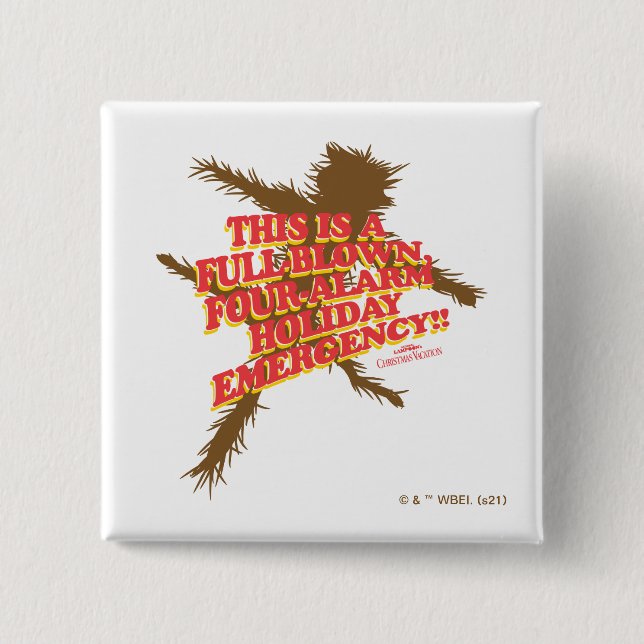 Julavacation | Akut med fyra varningar för Helgdag Knapp (Framsida)