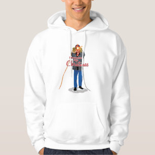 Julavacation Återanslut denna jul Hoodie