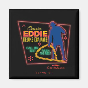 Julavacation Cousin Eddie Neon Sign Magnet