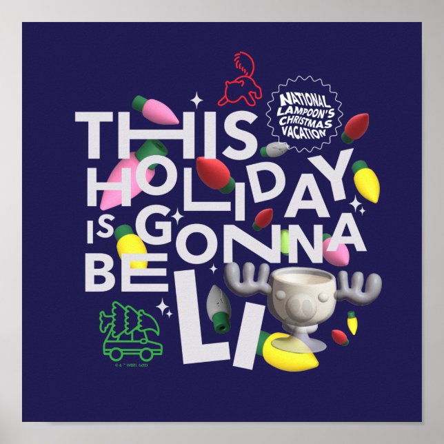 Julavacation | Denna Helgdag kommer att vara begrä Poster (Framsidan)