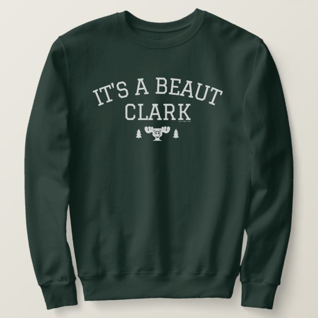 Julavacation | Det är en Beaut Clark Lång Ärmad Tröja (Design framsida)