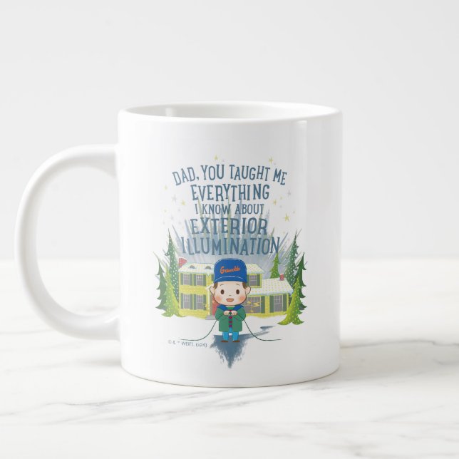 Julavacation Exterior Illumation Jumbo Mugg (Vänster)