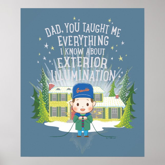 Julavacation Exterior Illumation Poster (Framsidan)
