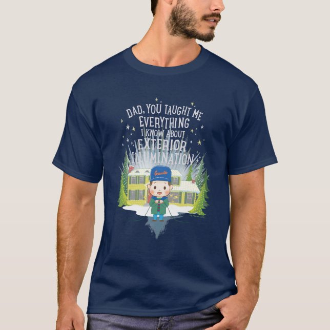 Julavacation Exterior Illumation T Shirt (Framsida)