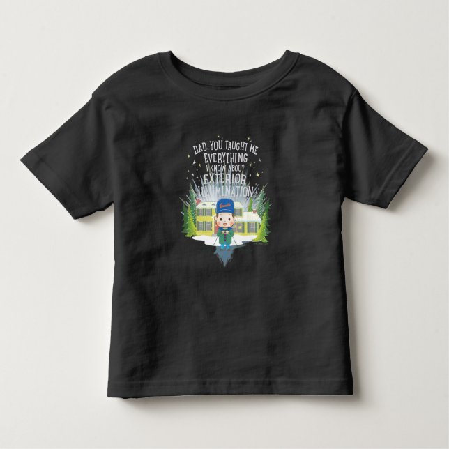 Julavacation Exterior Illumation T Shirt (Framsida)
