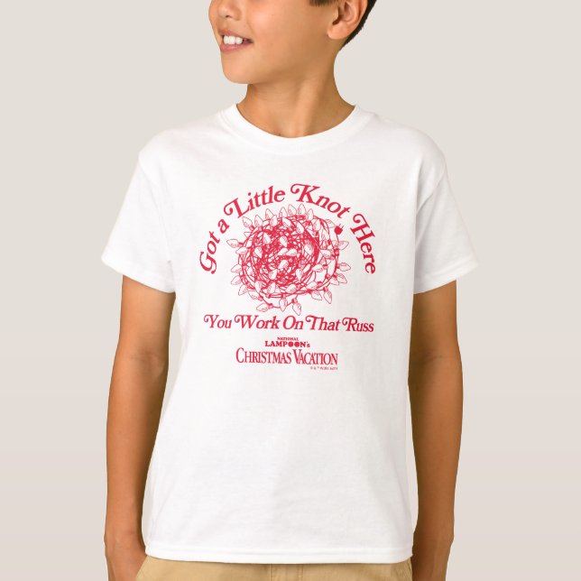 Julavacation | Ge a Little Knot here T Shirt (Framsida)