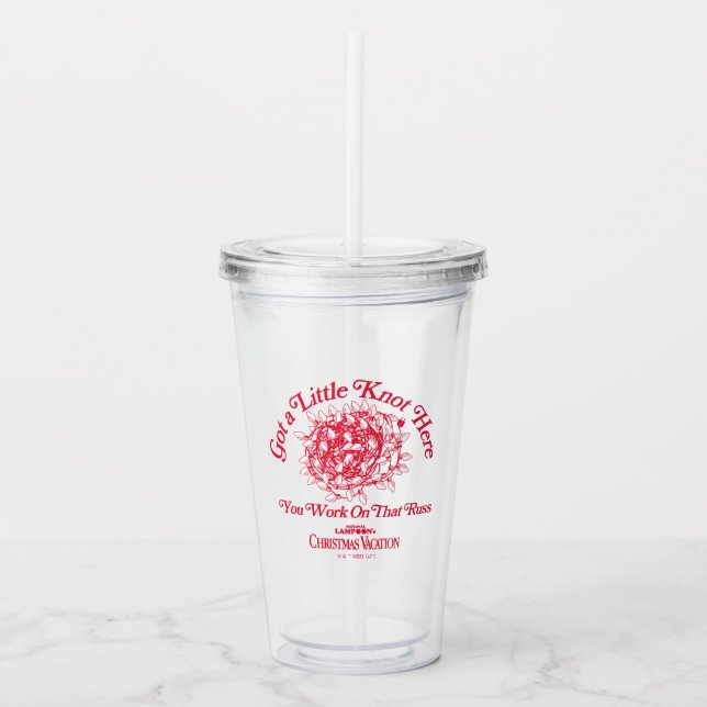 Julavacation | Ge a Little Knot here Take Away Mugg (Framsida)