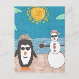 Julavacation Helg Vykort