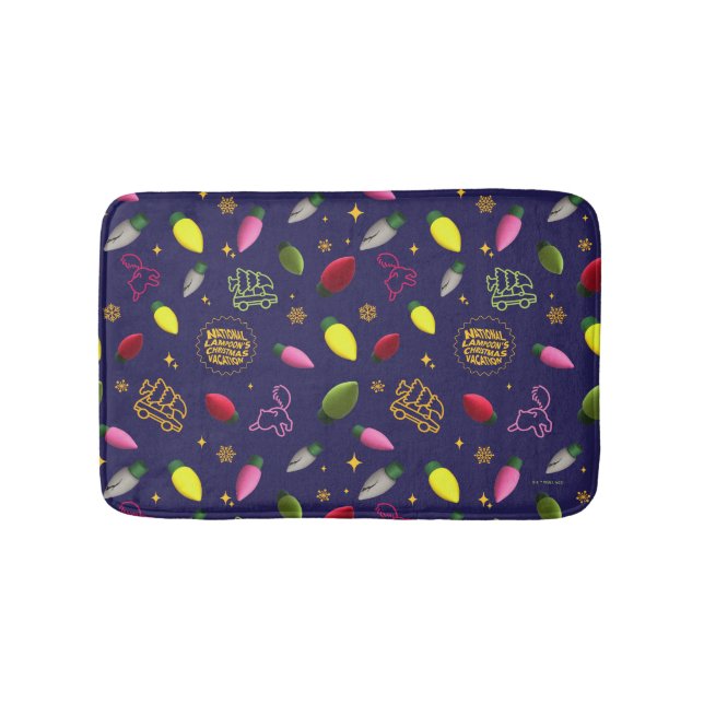 Julavacation | HELGDAG MÖNSTER Badrumsmatta (Framsidan)