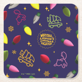 Julavacation | HELGDAG MÖNSTER Underlägg Papper Kvadrat