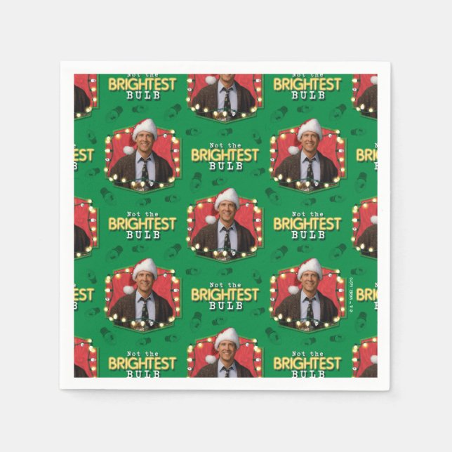 Julavacation | Inte det ljusaste bulbpasset Pappersservett (Framsidan)