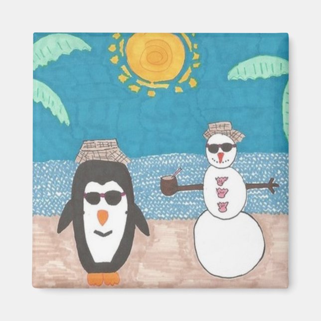 Julavacation Magnet (Framsidan)