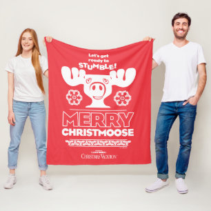 Julavacation   Merry Christmoose Fleecefilt