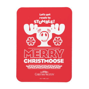 Julavacation   Merry Christmoose Magnet