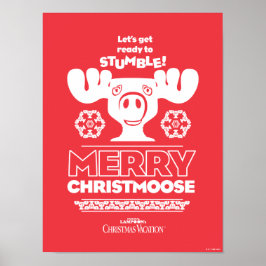 Julavacation | Merry Christmoose Poster