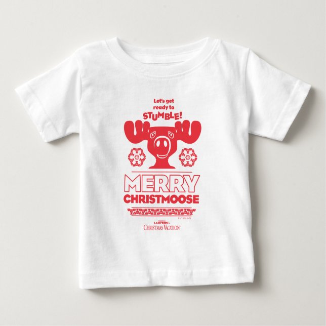 Julavacation | Merry Christmoose T Shirt (Framsida)