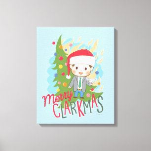 Julavacation Merry Clarkmas Canvastryck