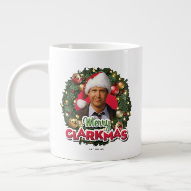 Julavacation | Merry Clarkmas Jumbo Mugg (Vänster)