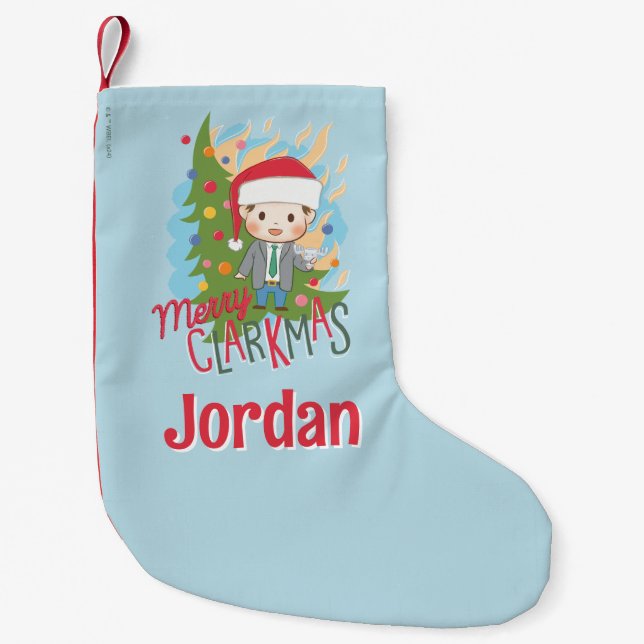 Julavacation Merry Clarkmas Liten Julstrumpa (Framsidan)