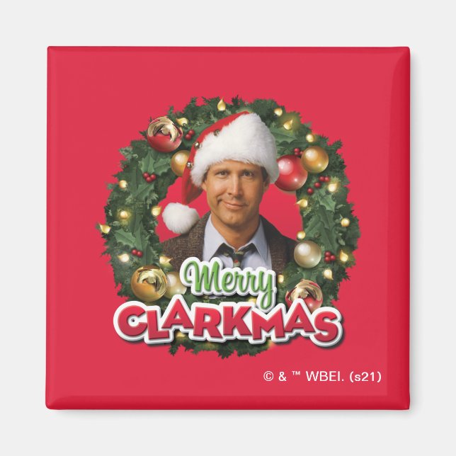 Julavacation | Merry Clarkmas Magnet (Framsidan)