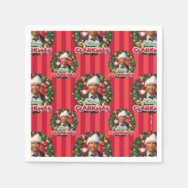 Julavacation | Merry Clarkmas Mönster Pappersservett