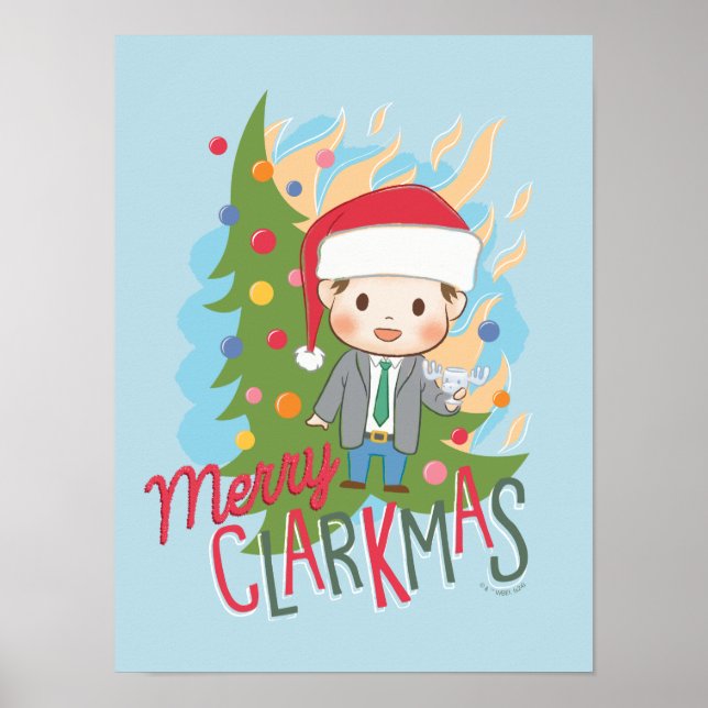 Julavacation Merry Clarkmas Poster (Framsidan)