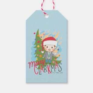 Julavacation Merry Clarkmas Presentetikett