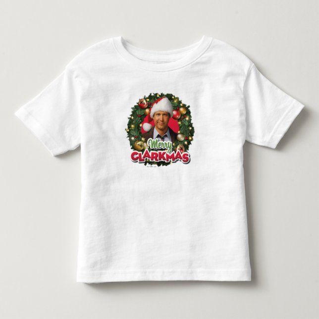 Julavacation | Merry Clarkmas T Shirt (Framsida)