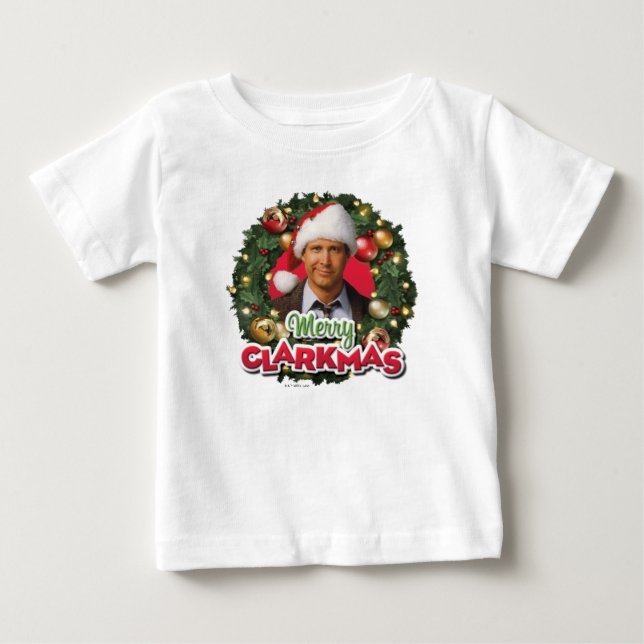 Julavacation | Merry Clarkmas T Shirt (Framsida)
