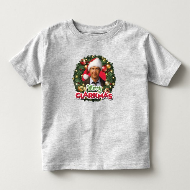 Julavacation | Merry Clarkmas T Shirt (Framsida)