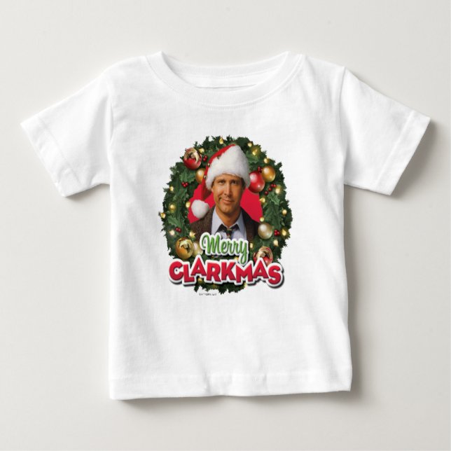 Julavacation | Merry Clarkmas T Shirt (Framsida)