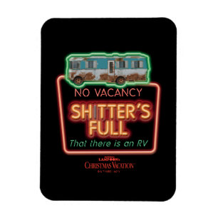 Julavacation Sh*ters Fullt Neon-signatur Magnet