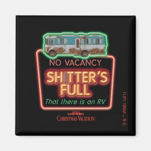 Julavacation Sh*ters Fullt Neon-signatur Magnet