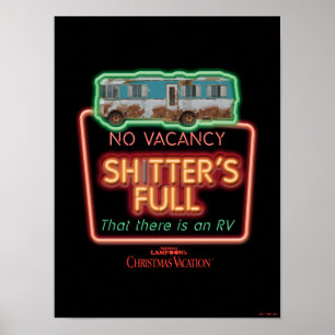 Julavacation Sh*ters Fullt Neon-signatur Poster