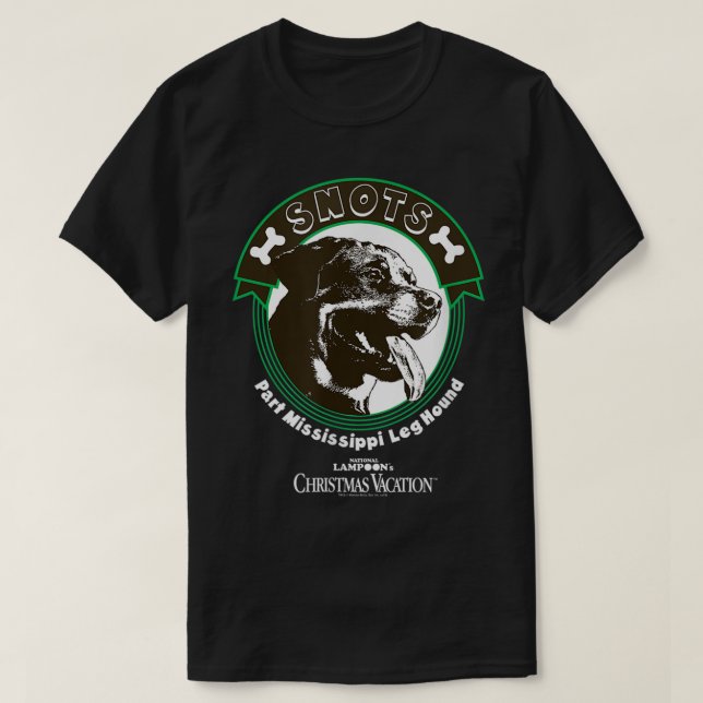 Julavacation Snots Mississippi Leg Hound T Shirt (Design framsida)