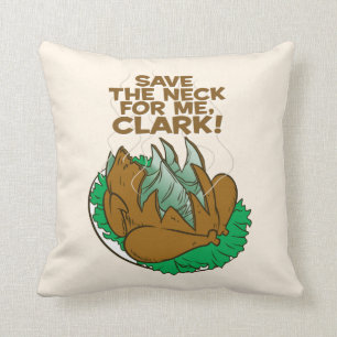 Julavacation Spara Nacke åt mig, Clark! Kudde