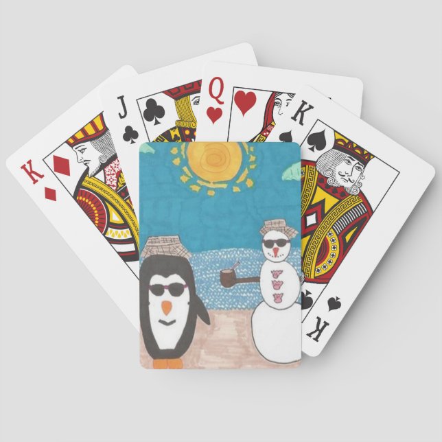 Julavacation Spel Kort (Baksidan)