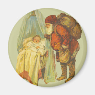 Julbaby Santa Klaus Vintage Magnet