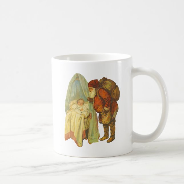 Julbaby Tomte Klaus Vintage Kaffemugg (Höger)