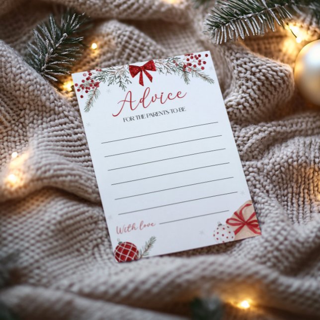 Julbabyskor för moderkortet inbjudningar (Skapare uppladdad)