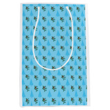 Julbag med Holly och Blue Träd