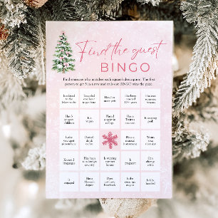 Julbågar Jul hitta gästen Bingo Baby Shower Inbjudningar