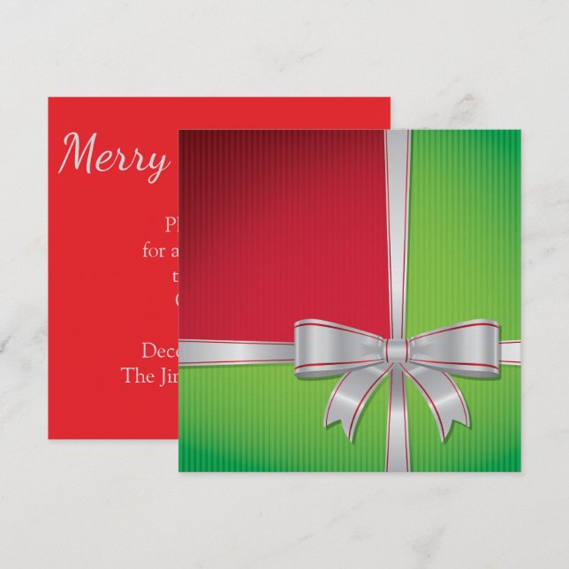 Julbåge Inbjudningar (Fram/baksida)