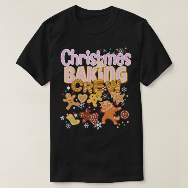 Julbageri - autentiskt Cookie Baker-team T Shirt (Design framsida)