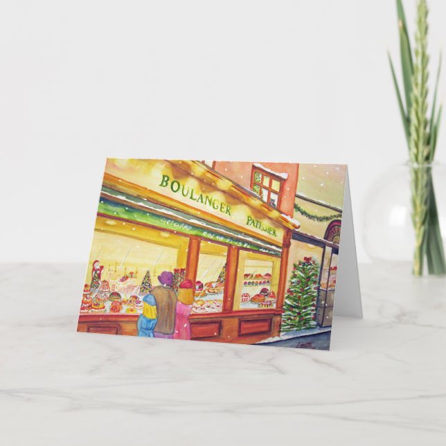 Julbageri i Paris Helgkort (Framsida)